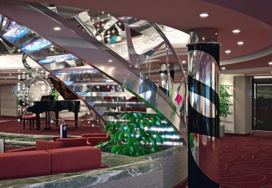 Msc Meraviglia gli interni della nave da crociera Il Sole 24 ORE