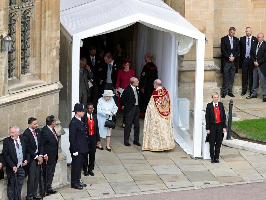 La Regina Elisabetta  II e il Principe Filippo Duca di Edimburgo (Photo by Aaron Chown / POOL / AFP)
