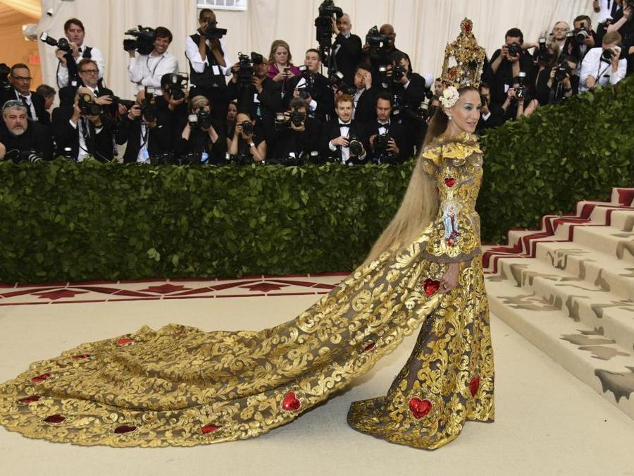 Sarah Jessica Parker in Dolce  Gabbana (Ansa/Ap)