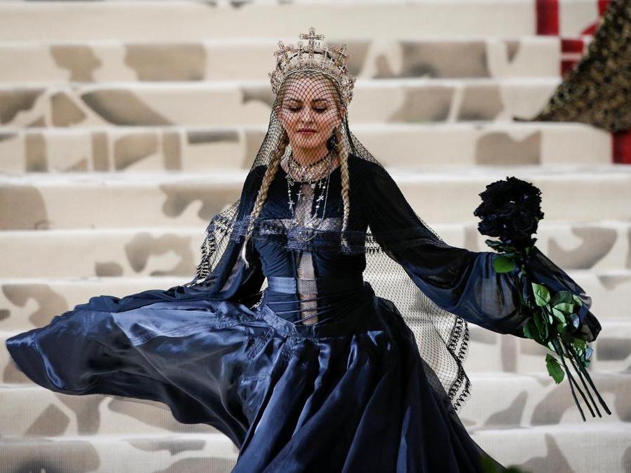 Madonna in Jean Paul Gaultier (Reuters)