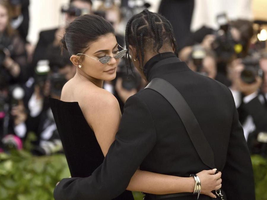 Kylie Jenner e Travis Scott (Ansa/Ap)