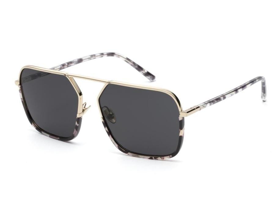 Dolce&Gabbana - Forme geometriche e accostamenti acetato-metallo