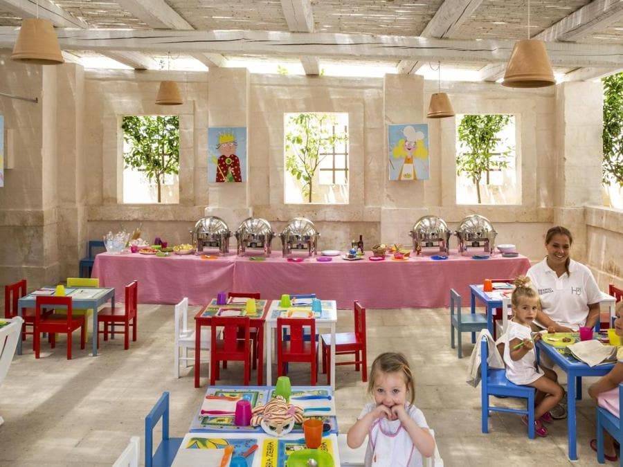 Da Puccetta, il ristorante per i piccoli ospiti. 