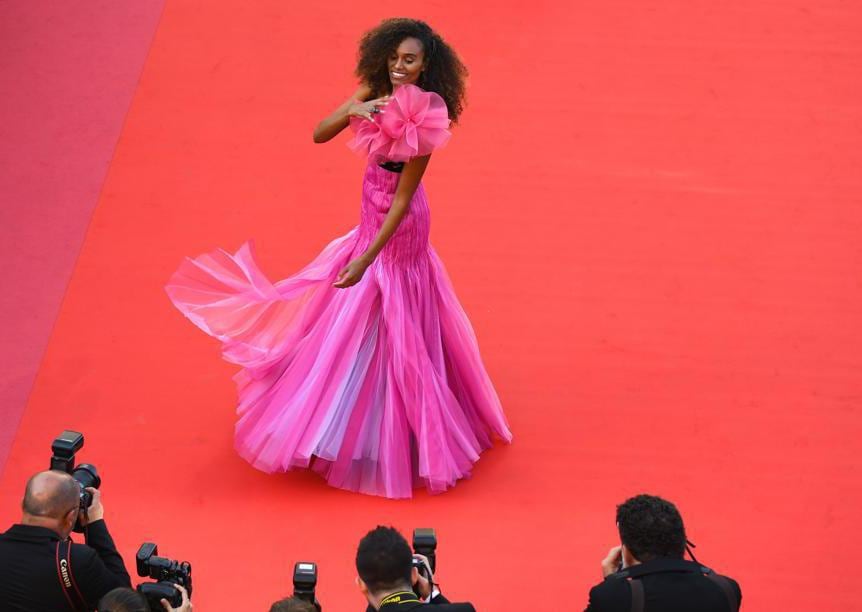 Gelila Bekele in Armani Privé