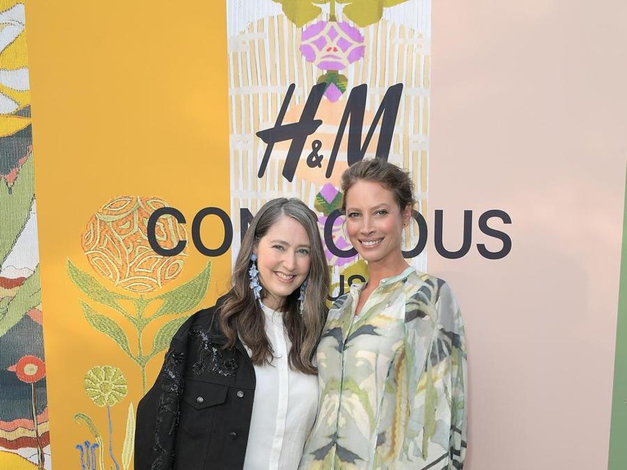Ann-Sofie Johansson, Head of Design di H&M, e Christy Turlington