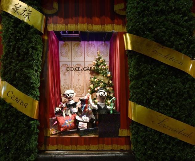 Il Natale da Harrods quest'anno è firmato Dolce&amp;Gabbana 