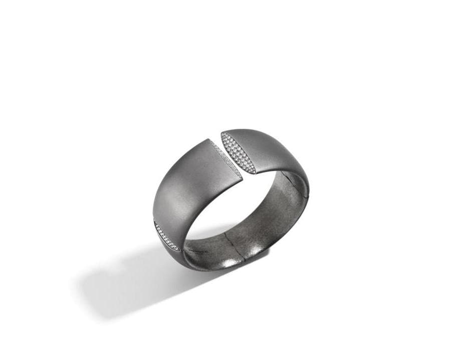 Bracciale ECLISSE titanio e diamanti