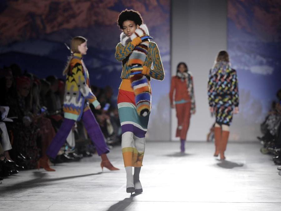 Missoni autunno/inverno 2017/2018 (Ap Photo/Luca bruno)