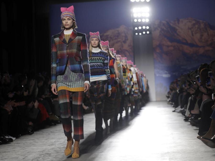 Missoni autunno/inverno 2017/2018 (Ap Photo/Luca bruno)