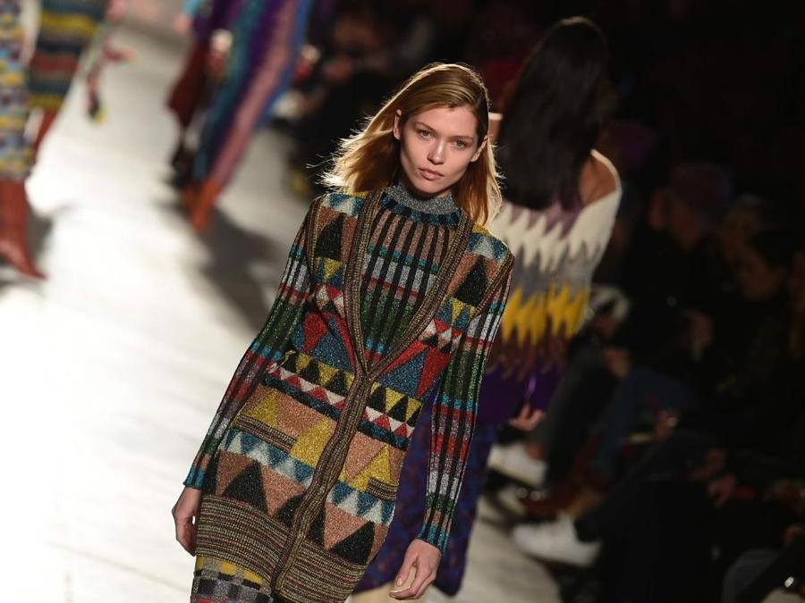 Missoni autunno/inverno 2017/2018 (Ap Photo/Luca bruno)