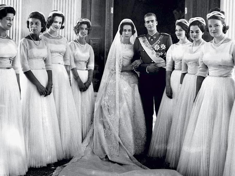 Le nozze fra Sofia di Grecia e l'allora principe di Spagna Juan Carlos vennero celebrate ad Atene nel 1962 