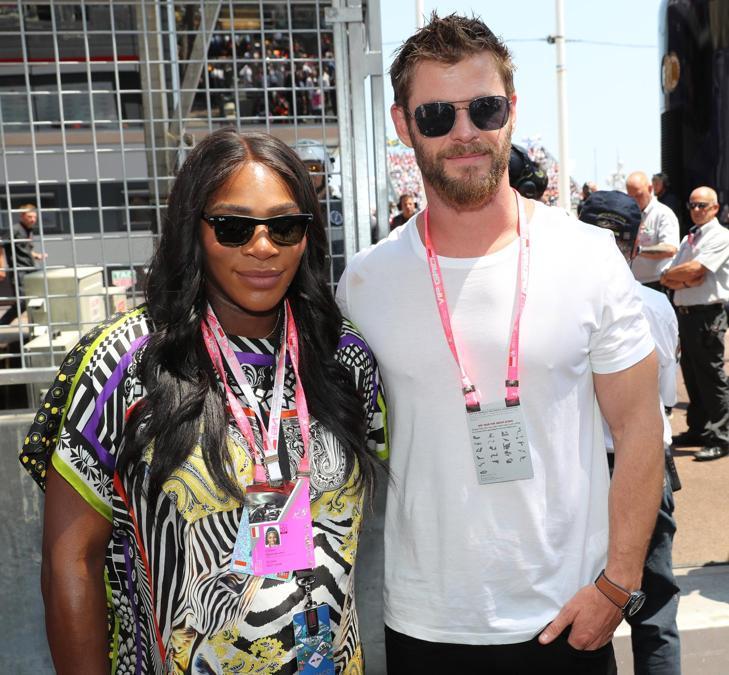 Serena Williams, Chris Hemsworth. (Agf)