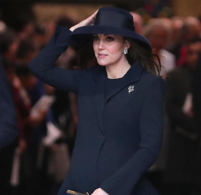 Kate Middleton, Duchessa di Cambridge: ha tre figli, George (2013), Charlotte (2015) e Louis (2018). (Photo by Daniel LEAL-OLIVAS / AFP)