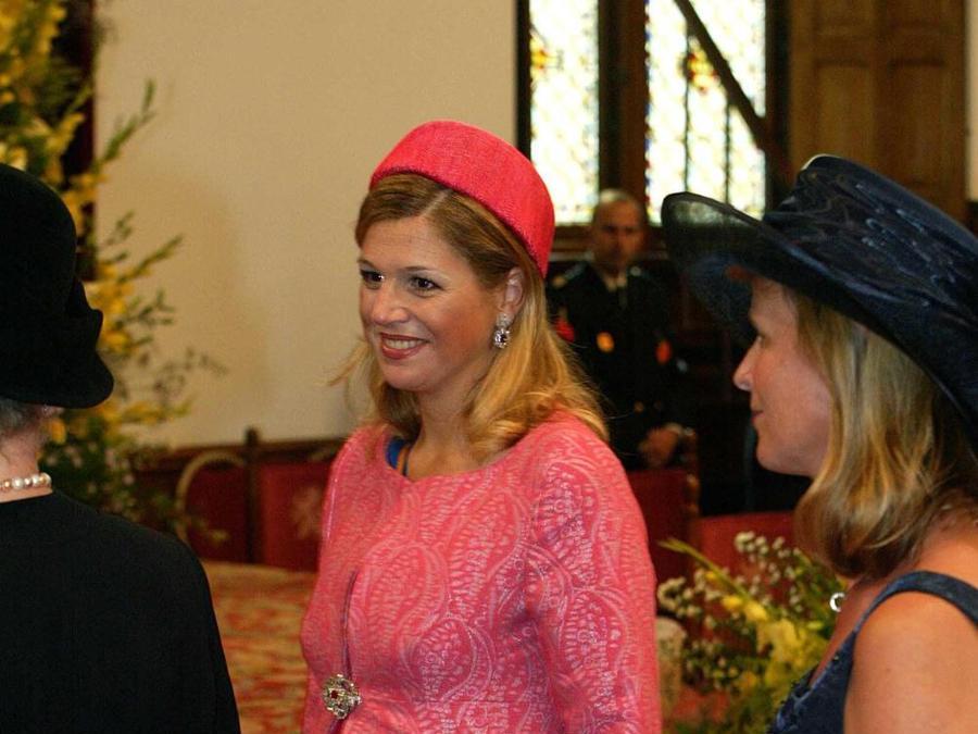 La regina Maxima d'Olanda ha tre figlie: Caterina (2003), Alexia (2005) e Ariane (2007) (AFP PHOTO CONTINENTAL) 