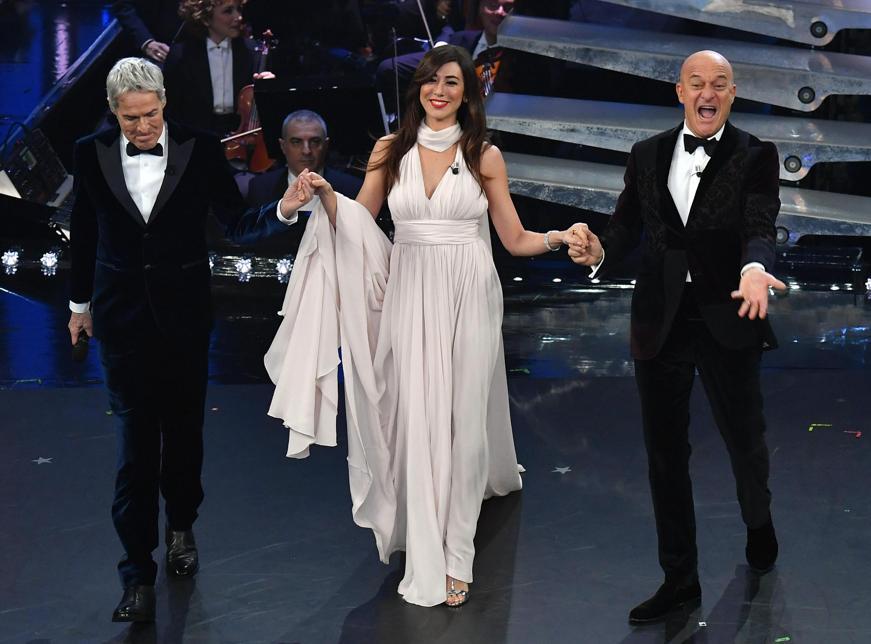 Claudio Baglioni, Virginia Raffaele e Giambattista Valli e Claudio Bisio