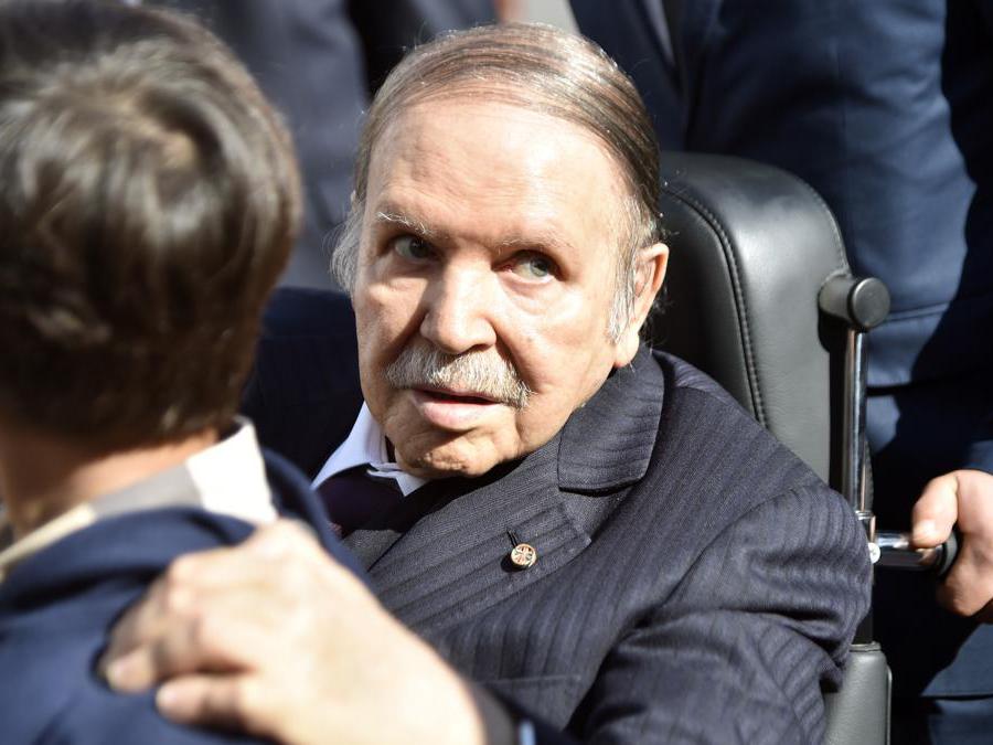 Il presidente algerino Abdelaziz Bouteflika. (Photo by RYAD KRAMDI / AFP)