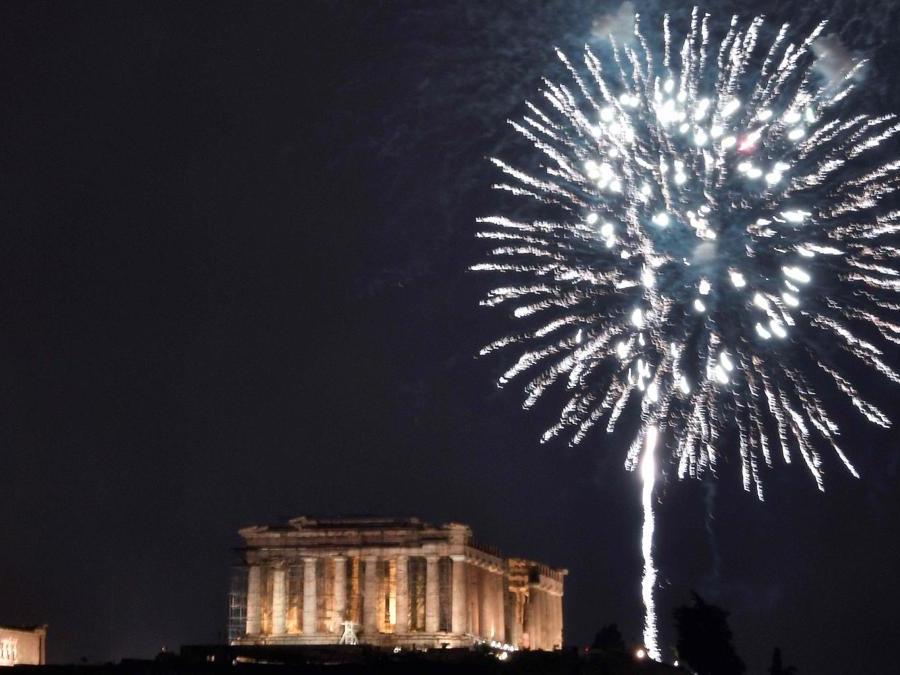 Atene, Grecia.  (Photo by LOUISA GOULIAMAKI / AFP)
