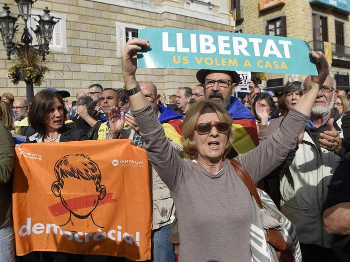 I leader catalani in tribunale 