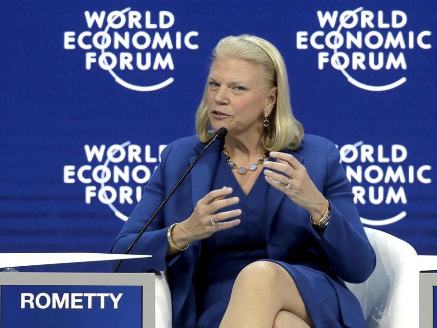 Virginia Rometty, CEO di IBM. (AP Photo/Markus Schreiber)