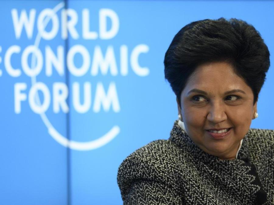 Indra Nooyi, Presidente e Amministratore Delegato, PepsiCo (Gian Ehrenzeller/Keystone via AP)