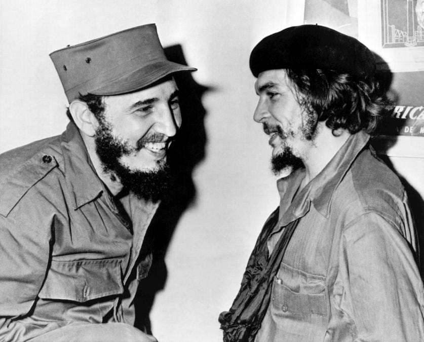 Cuba: 1959 Fidel Castro e il suo comandante Ernesto (Che) Guevara (Marka)