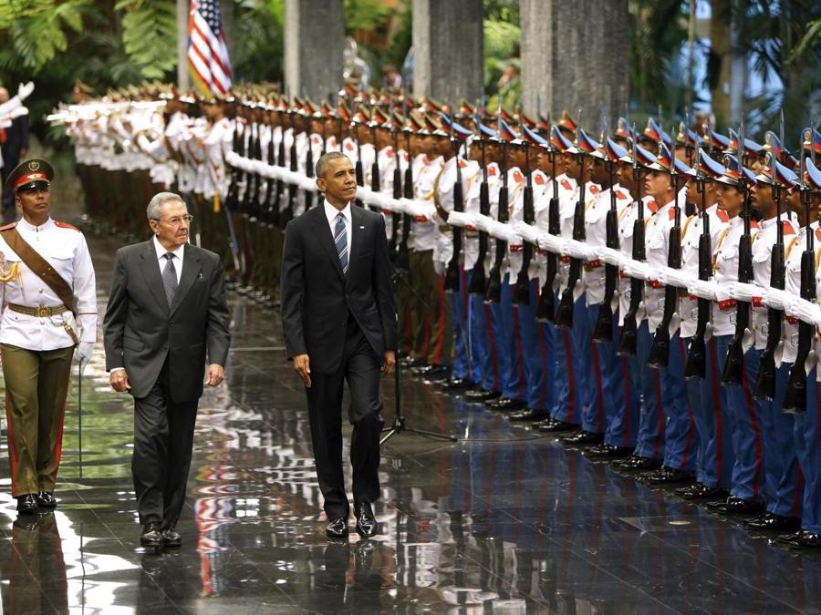 Raul Castro e Barack Obama  (Jonathan Ernst /Reuters)