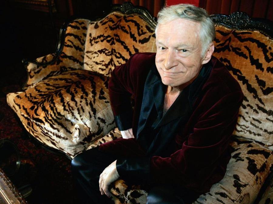 2006 Hugh Hefner, CEO di Playboy - AFP PHOTO / HECTOR MATA