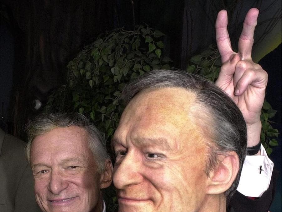 2001 Hugh Hefner  -  AFP PHOTO / VINCE BUCCI