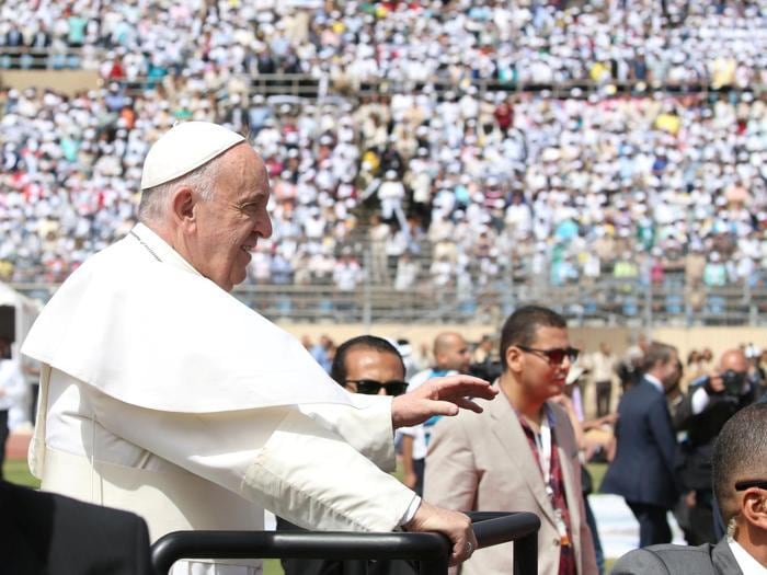 Il Cairo, in 30mila alla messa del Papa