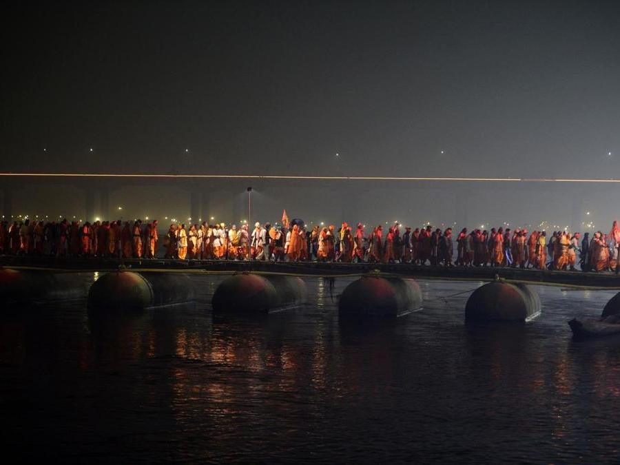 (Photo by SANJAY KANOJIA / AFP)