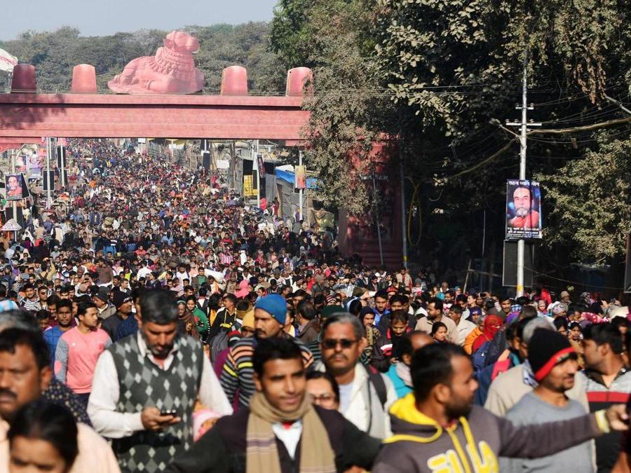(Photo by SANJAY KANOJIA / AFP)