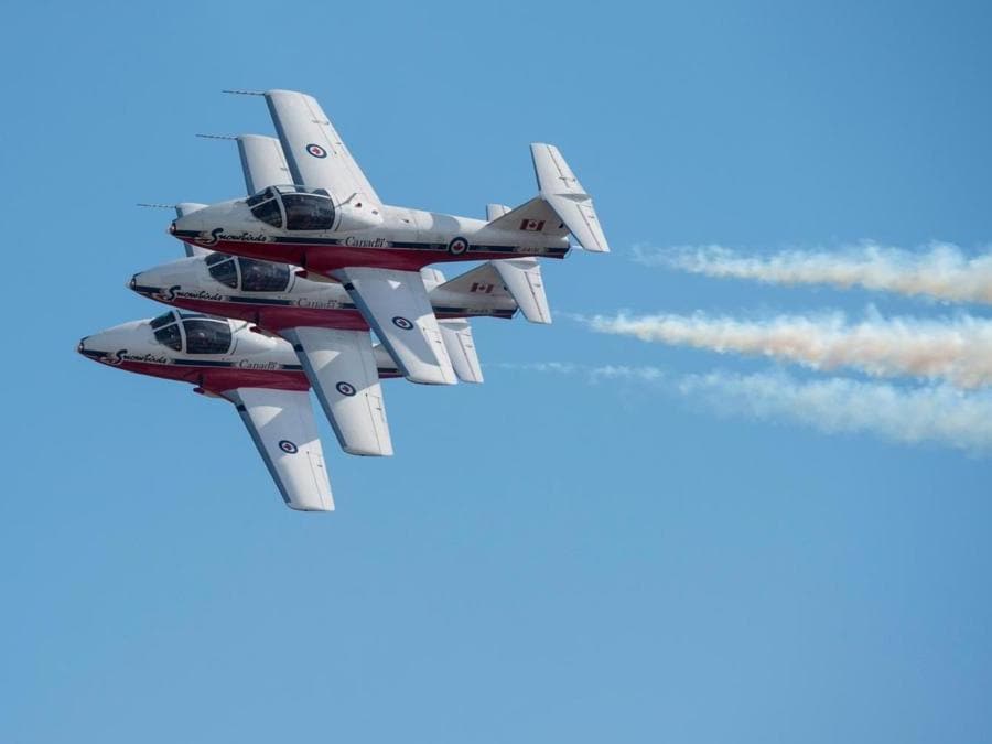 CANADA. Gli Snowbirds. La squadra acrobatica militare della Royal Canadian Air Force. (http://rcaf-arc-images.forces.gc.ca) 