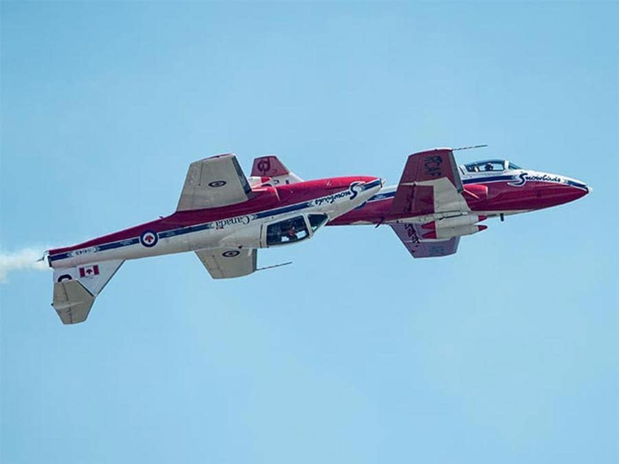 CANADA. Gli Snowbirds. La squadra acrobatica militare della Royal Canadian Air Force. (http://rcaf-arc-images.forces.gc.ca) 