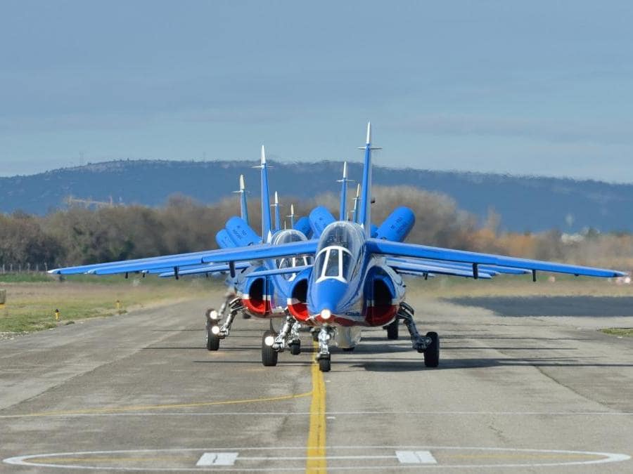 FRANCIA. La Patrouille de France (Paf). La pattuglia acrobatica ufficiale de l'Armée de l'air, dell'aeronautica militare francese. Nata nel 1931, è la più antica del mondo. (www.patrouilledefrance.fr)