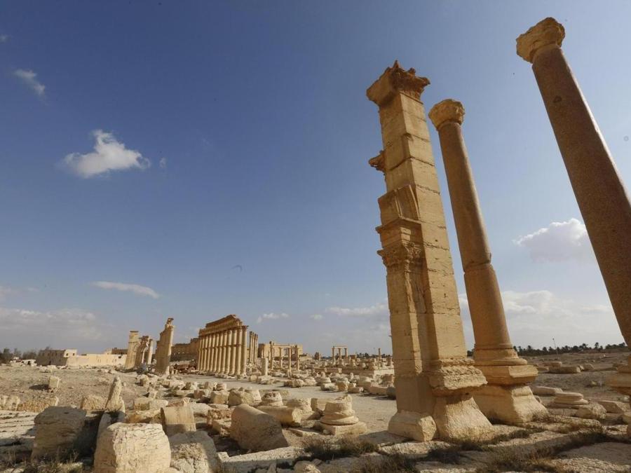 Panorama di Palmyra. (EPA)