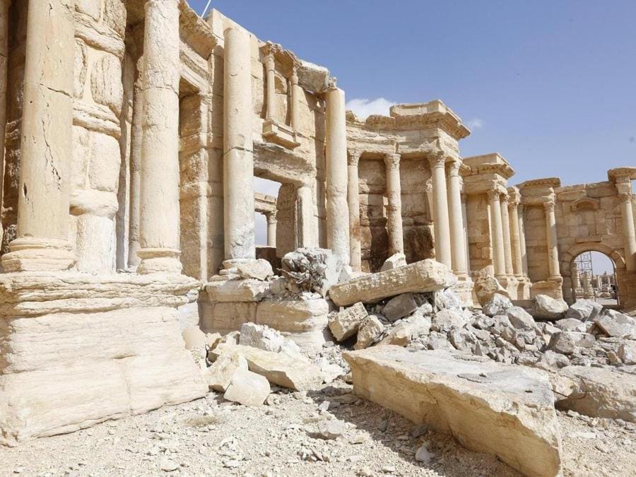 Panorama di Palmyra. (EPA)