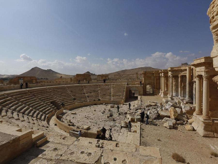 Panorama di Palmyra. (EPA)