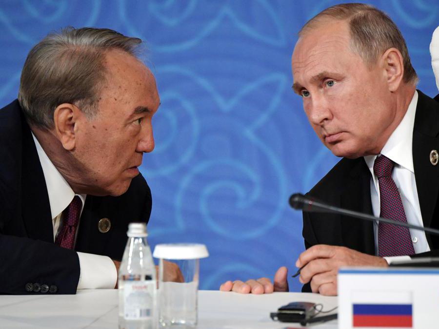 2018. Con Vladimir Putin (Afp)