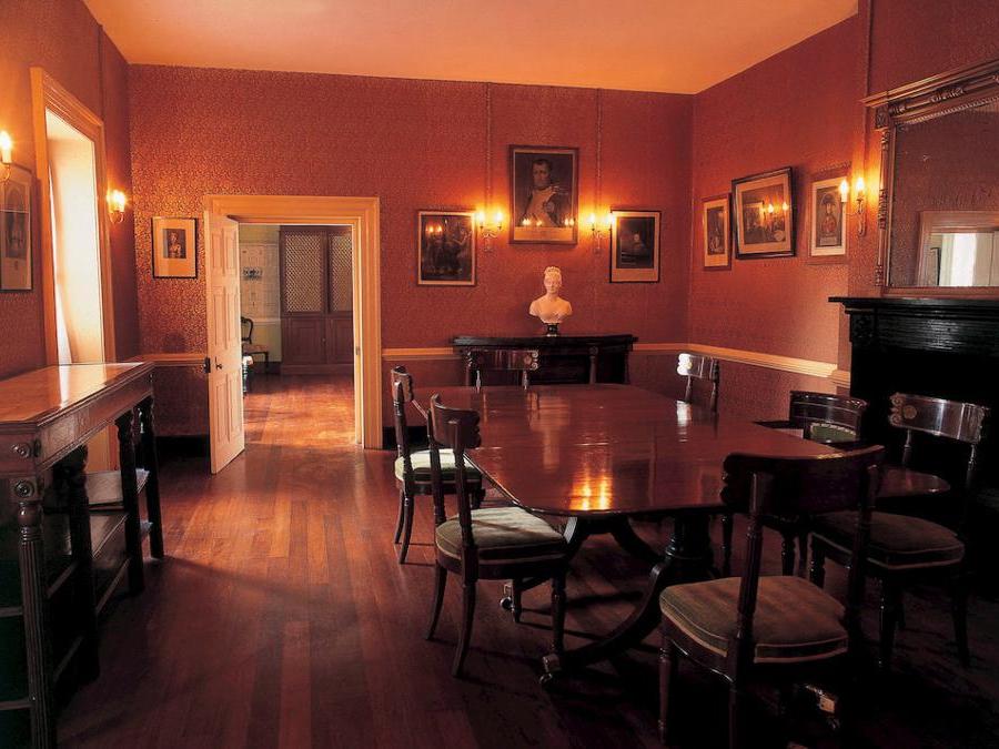 L’interno della casa di Napoleone. (Marka)