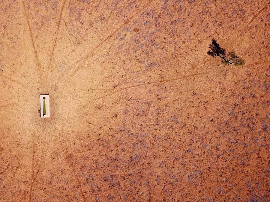 Un abbeveratoio alla periferia diWalgett,  New South Wales, Australia. REUTERS/David Gray