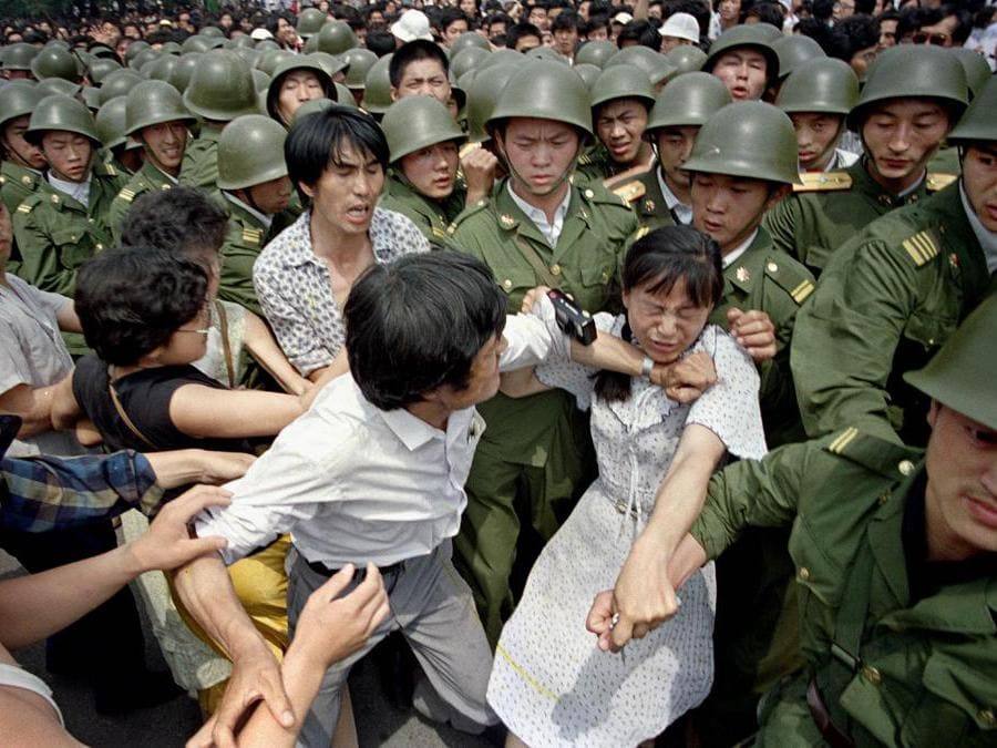 Foto del 3 giugno 1989.(AP Photo/Jeff Widener, File)