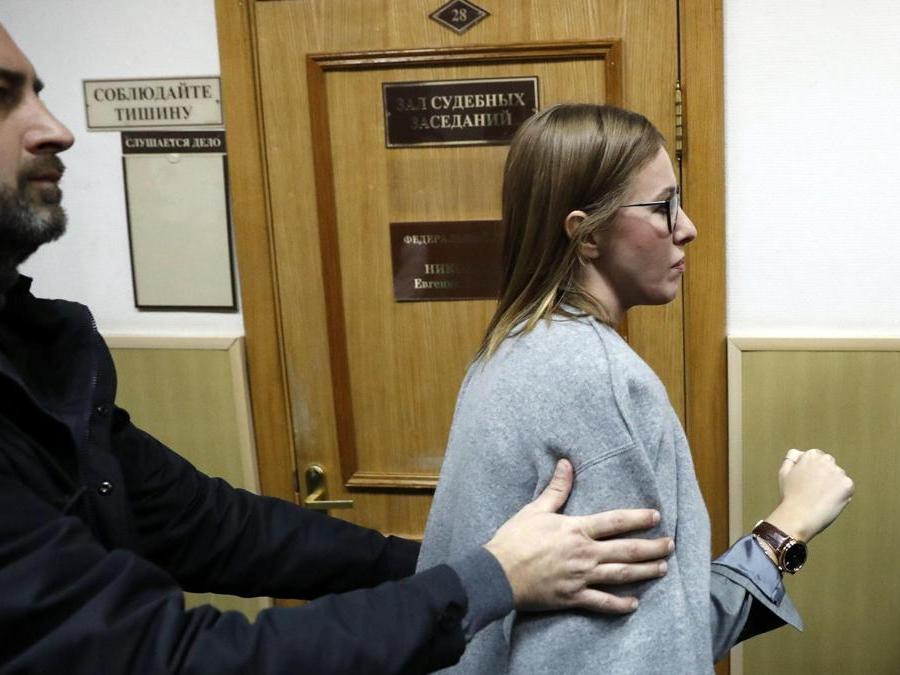 Ksenia Sobchak  (Epa/Sergei Ilnitsky)
