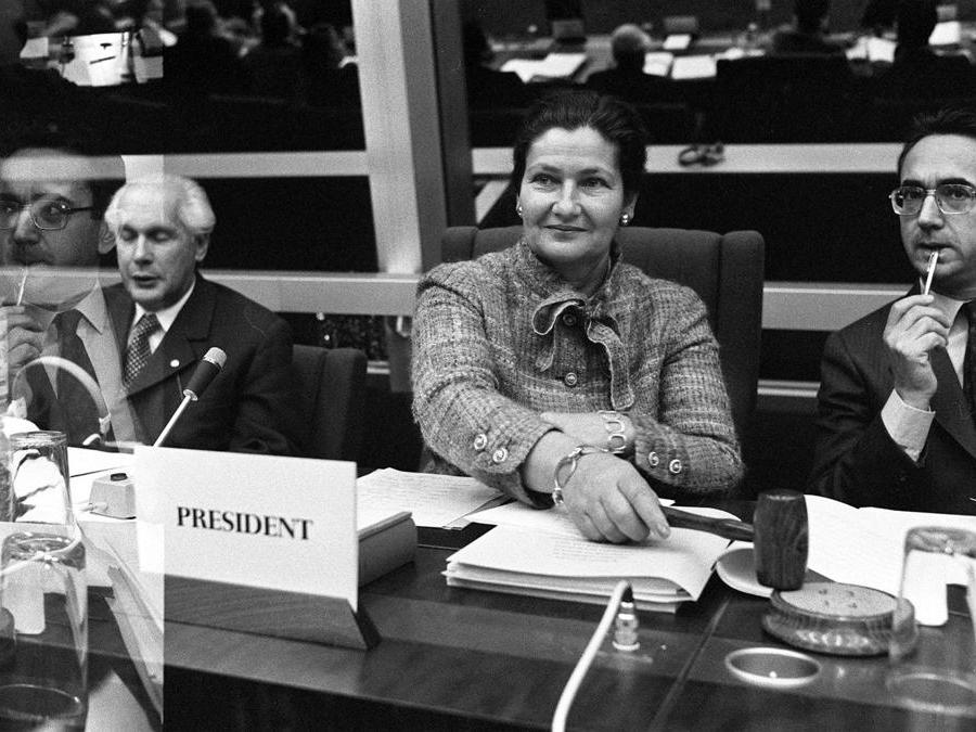 12 dicembre 1979, Simone Veil, presidente del Parlamento europeo (Ansa/Ap)