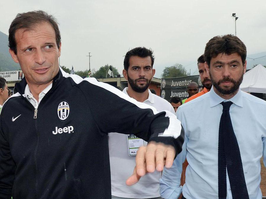 2014. Con Andrea Agnelli a Villar Perosa. (Ansa)