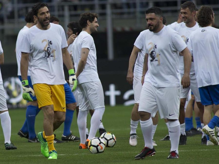 Gianluigi Buffon e Gennaro Gattuso (IPP/Gianluca Rona)