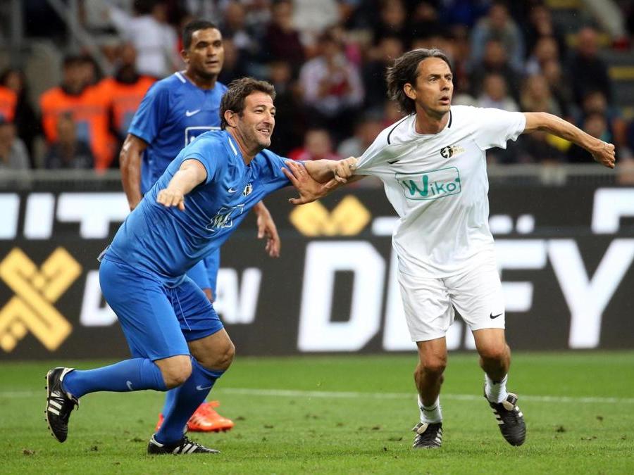 Ciro Ferrara e Filippo Inzaghi (ANSA/MATTEO BAZZI)