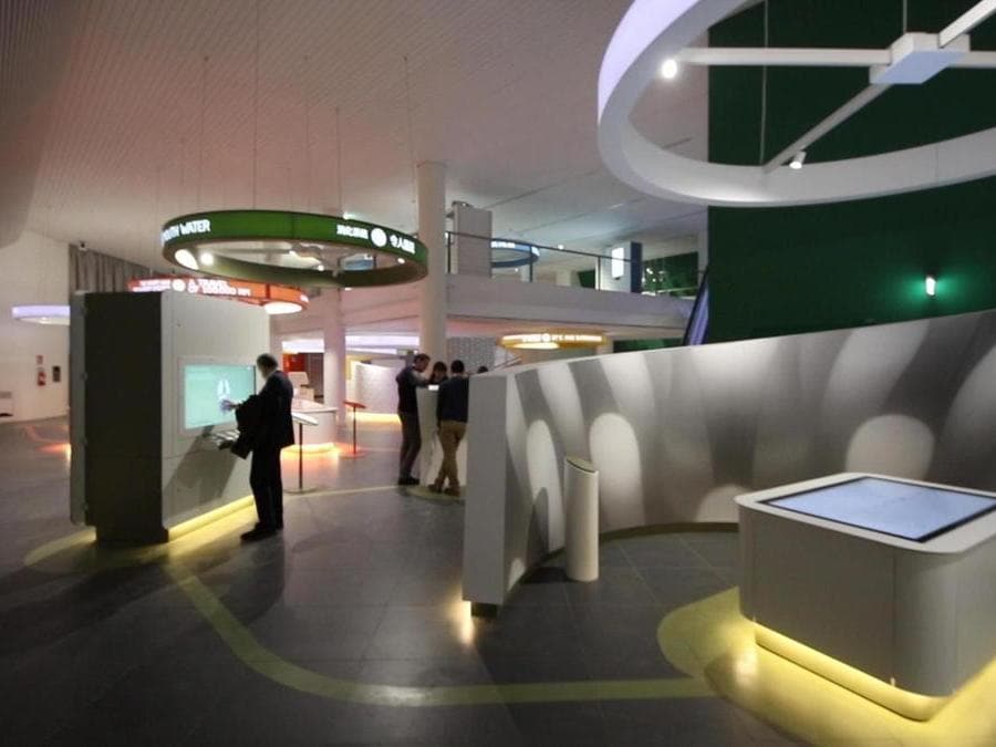 Inaugurazione del museo interattivo Corporea, Museo del Corpo Umano, a Città della Scienza, Napoli. (Ansa)