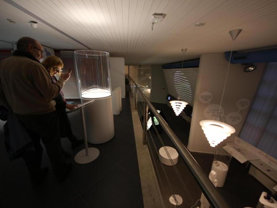 Inaugurazione del museo interattivo Corporea, Museo del Corpo Umano, a Città della Scienza, Napoli. (Ansa)