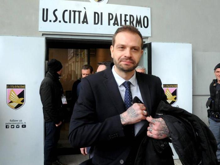 Baccaglini, calcio e tatuaggi: ecco il nuovo presidente del Palermo 