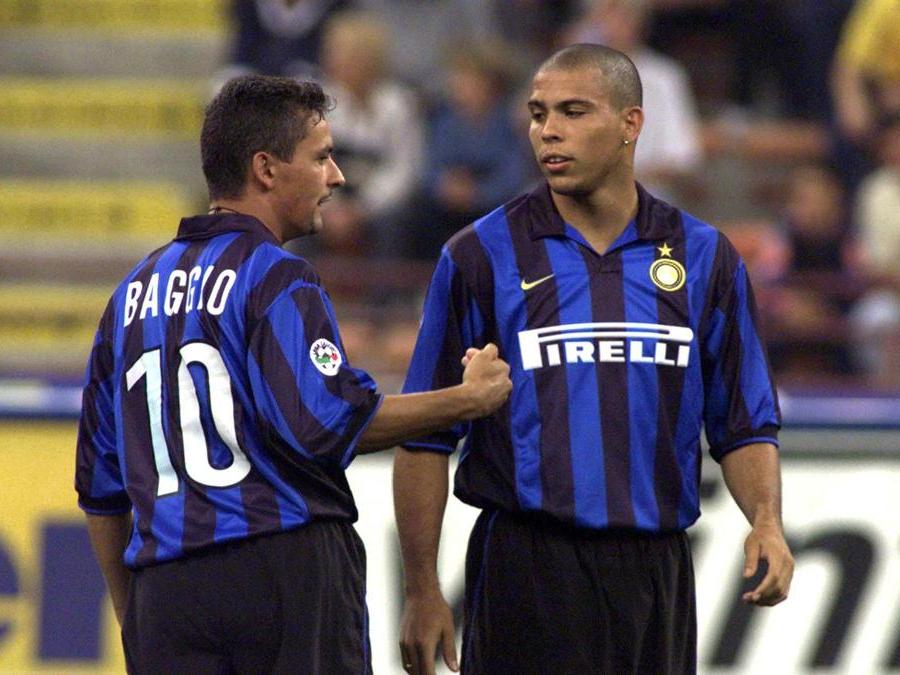 1998. Roberto Baggio con Ronaldo. (OLYCOM)